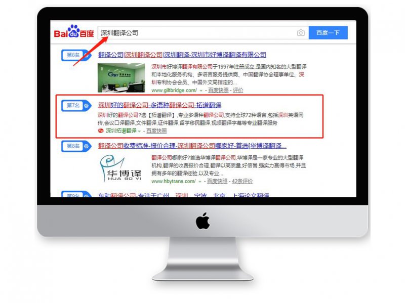网站排名怎么做-拓谱翻译“深圳翻译公司”关键词排名优化至首页思路分析—格子传媒